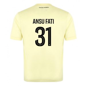 AS Monaco 2025/26 Tretí Futbalový Dres Ansu Fati #31 – Pánsky Krátky Rukáv