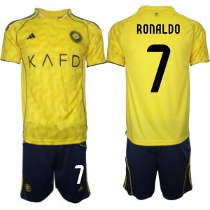 Al-Nassr 2025/26 Domáci Pánsky Futbalový Set Cristiano Ronaldo #7 – Krátky Rukáv + Šortky