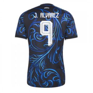 Pánsky futbalový dres Argentína MS 2026 Julian Alvarez #9 vonkajší s krátkym rukávom