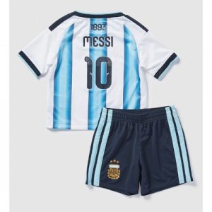 Argentína MS 2026 domáci detský futbalový komplet – Lionel Messi #10 (krátky rukáv + trenírky)