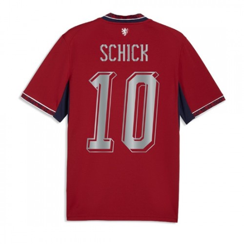 Pánsky futbalový dres Česko MS 2026 Patrik Schick #10 domáci krátky rukáv 1 Pánsky futbalový dres Česko MS 2026 Patrik Schick #10 domáci krátky rukáv