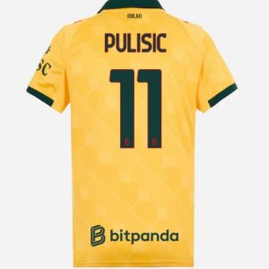 Dámsky Futbalový Dres AC Milan 2025/26 Tretí – Christian Pulisic #11 Krátky Rukáv