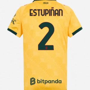 Dámsky Futbalový Dres AC Milan 2025/26 Tretí – Pervis Estupinan #2 Krátky Rukáv