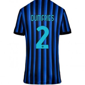Inter Milan 2025/26 Dámsky Futbalový Dres Denzel Dumfries #2 Domáci – Krátky Rukáv