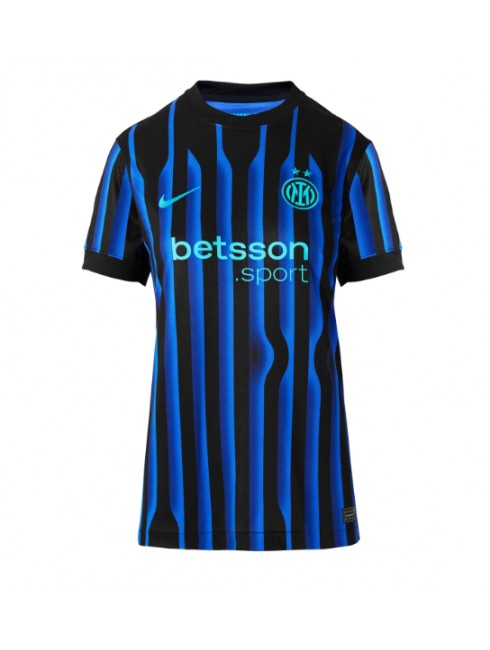 Inter Milan 2025/26 Dámsky Futbalový Dres Marcus Thuram #9 Domáci – Krátky Rukáv 2 Inter Milan 2025/26 Dámsky Futbalový Dres Marcus Thuram #9 Domáci – Krátky Rukáv – Obrázok 2