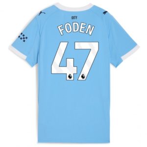Manchester City 2025/26 Domáci Dámsky Futbalový Dres Phil Foden #47 – Krátky Rukáv
