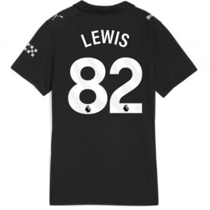 Manchester City 2025/26 Vonkajší Dámsky Futbalový Dres Rico Lewis #82 – Krátky Rukáv