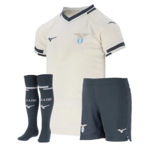 Detská futbalová súprava SS Lazio 2025/26 vonkajší dres a šortky krátky rukáv