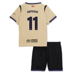 Dětský Barcelona Raphinha Belloli #11 2025-26 Futbalové dresy Preč (+ trenírky)