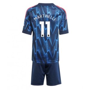 Detský futbalový komplet Arsenal Gabriel Martinelli #11 2025/26 – vonkajší dres s trenírkami