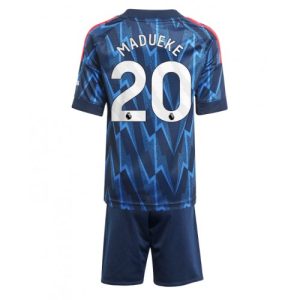 Detský futbalový komplet Arsenal Noni Madueke #20 2025/26 – vonkajší dres s trenírkami