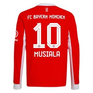 FC Bayern Munich 2025/26 Domáci Pánsky Futbalový Dres Jamal Musiala #10 – Dlhý Rukáv