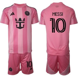 Inter Miami CF 2025/26 Domáci Pánsky Futbalový Set Lionel Messi #10 – Krátky Rukáv + Šortky