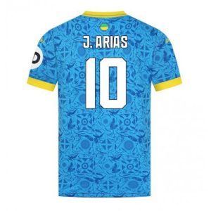 Jhon Arias #10 Wolves 2025/26 Pánsky tretí Futbalový Dres Krátky Rukáv