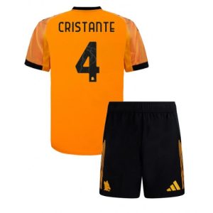 lacne dětský futbalové dres as roma bryan cristante #4 2025 26 preč kompletLacne Dětský Futbalové dres AS Roma Bryan Cristante #4 2025-26 Preč Komplet