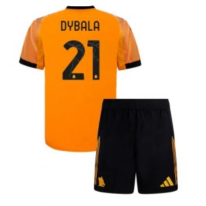 lacne dětský futbalové dres as roma paulo dybala #21 2025 26 preč kompletLacne Dětský Futbalové dres AS Roma Paulo Dybala #21 2025-26 Preč Komplet