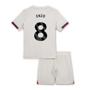 lacne dětský futbalové dres chelsea enzo fernandez #8 2025 26 preč kompletyLacne Dětský Futbalové dres Chelsea Enzo Fernandez #8 2025-26 Preč Komplety