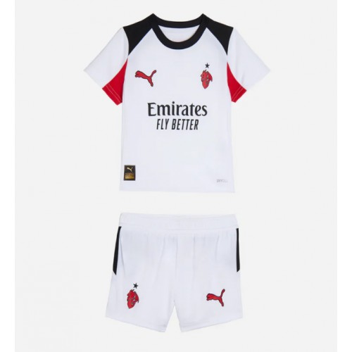 Detský futbalový komplet AC Milan Rafael Leao #10 2025/26 – vonkajší dres s trenírkami 2 lacne dětský futbalové dres komplet ac milan rafael leao #10 2025 26 prečLacne Dětský Futbalové dres Komplet AC Milan Rafael Leao #10 2025-26 Preč
