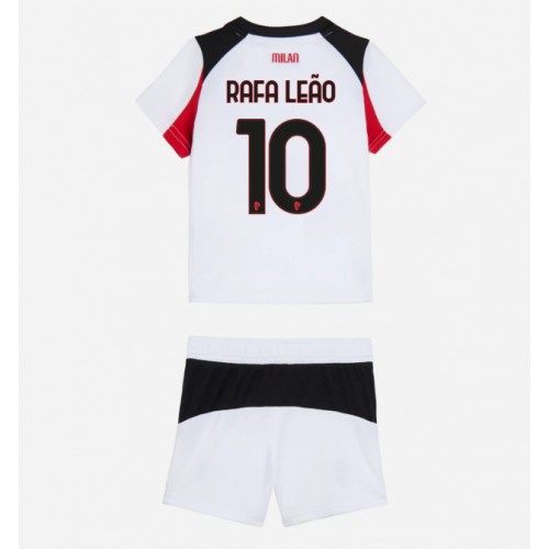 Detský futbalový komplet AC Milan Rafael Leao #10 2025/26 – vonkajší dres s trenírkami 1 lacne dětský futbalové dres komplet ac milan rafael leao #10 2025 26 prečLacne Dětský Futbalové dres Komplet AC Milan Rafael Leao #10 2025-26 Preč