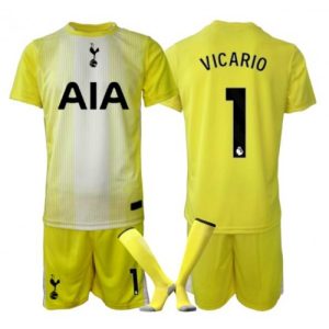 lacne dětský futbalové dres komplet tottenham hotspur guglielmo vicario #1 brankarsky 2025 26 tretinaLacne Dětský Futbalové dres Komplet Tottenham Hotspur Guglielmo Vicario #1 Brankarsky 2025-26 Tretina