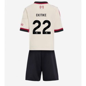 lacne dětský futbalové dres liverpool hugo ekitike #22 2025 26 preč kompletyLacne Dětský Futbalové dres Liverpool Hugo Ekitike #22 2025-26 Preč Komplety