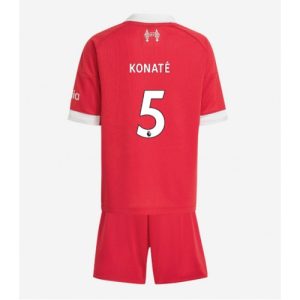 lacne dětský futbalové dres liverpool ibrahima konate #5 2025 26 domáci kompletyLacne Dětský Futbalové dres Liverpool Ibrahima Konate #5 2025-26 Domáci Komplety