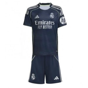 Lacne Futbalové dres pre deti Real Madrid 2025-26 - Preč (+ trenírky)