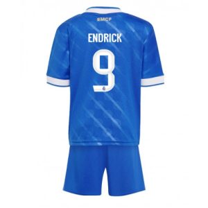 Lacne Futbalové dres pre deti Real Madrid Endrick #9 2025-26 Tretina (+ trenírky)