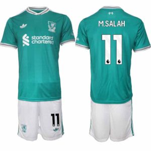 Liverpool FC 2025/26 Tretí Pánsky Futbalový Set Mohamed Salah #11 – Krátky Rukáv + Šortky