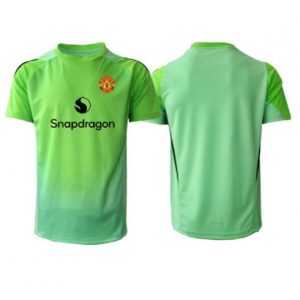 Manchester United 2025/26 Brankársky Futbalový Dres Pánsky Zelený – Krátky Rukáv