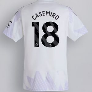 Pánsky Futbalový Dres Manchester United 2025/26 Vonkajší Casemiro #18 Krátky Rukáv