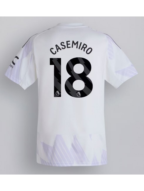 Pánsky Futbalový Dres Manchester United 2025/26 Vonkajší Casemiro #18 Krátky Rukáv 1 Pánsky Futbalový Dres Manchester United 2025/26 Vonkajší Casemiro #18 Krátky Rukáv