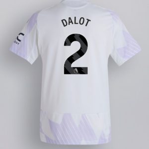 Pánsky Futbalový Dres Manchester United 2025/26 Vonkajší Diogo Dalot #2 Krátky Rukáv