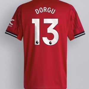 Pánsky Futbalový Dres Manchester United 2025/26 Domáci Patrick Dorgu #13 Krátky Rukáv