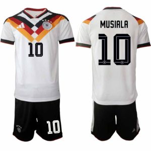 Nemecko Domáci Futbalový Komplet MS 2026 – Jamal Musiala #10 Pánsky Dres + Šortky