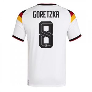 Pánsky futbalový dres Nemecko MS 2026 Leon Goretzka #8 domáci krátky rukáv