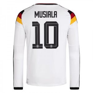 Nemecko MS 2026 Domáci Pánsky Futbalový Dres – Jamal Musiala #10 Dlhý Rukáv