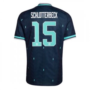 Pánsky futbalový dres Nemecko MS 2026 Nico Schlotterbeck #15 vonkajší krátky rukáv