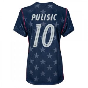USA vonkajší dres MS 2026 Christian Pulisic #10 dámsky futbalový dres krátky rukáv