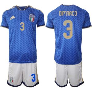 Taliansko MS 2026 futbalový dres Federico Dimarco #3 domáci pánsky set dres a šortky