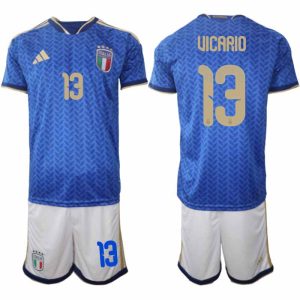 Taliansko MS 2026 futbalový dres Guglielmo Vicario #13 domáci pánsky set dres a šortky