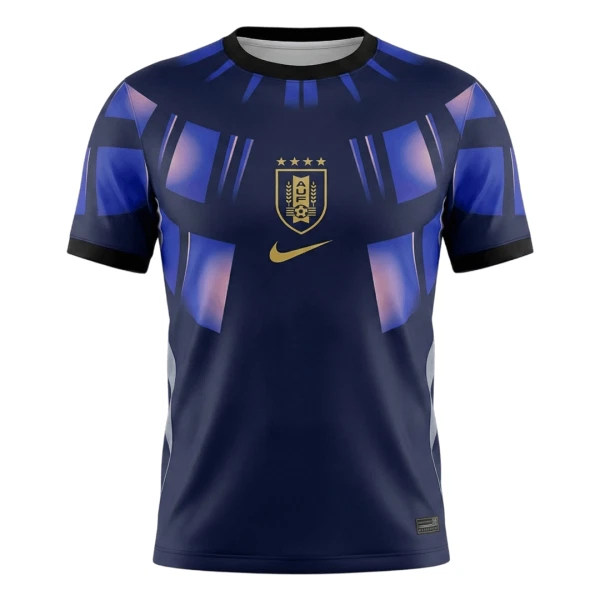 Uruguaj Vonkajší Futbalový Dres MS 2026 – Pánsky Krátky Rukáv 1 Uruguaj Vonkajší Futbalový Dres MS 2026 – Pánsky Krátky Rukáv